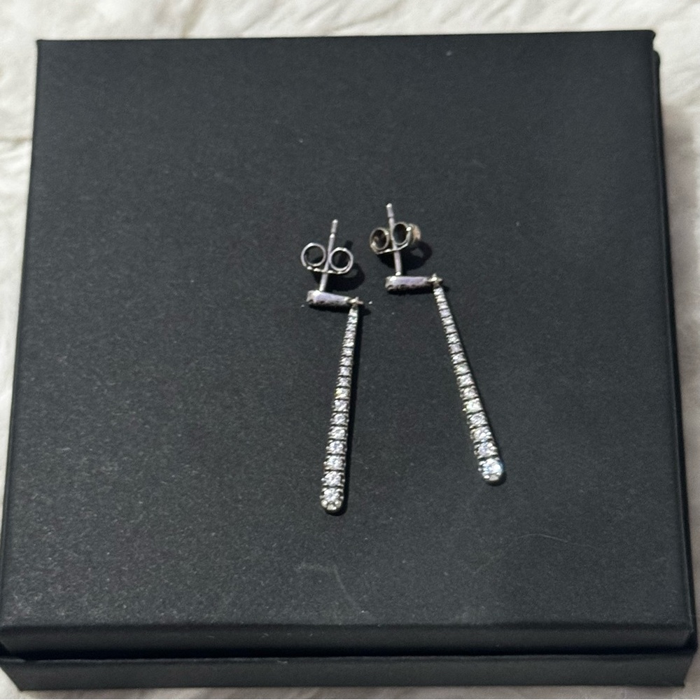 Pandora Silver Drop Earrings